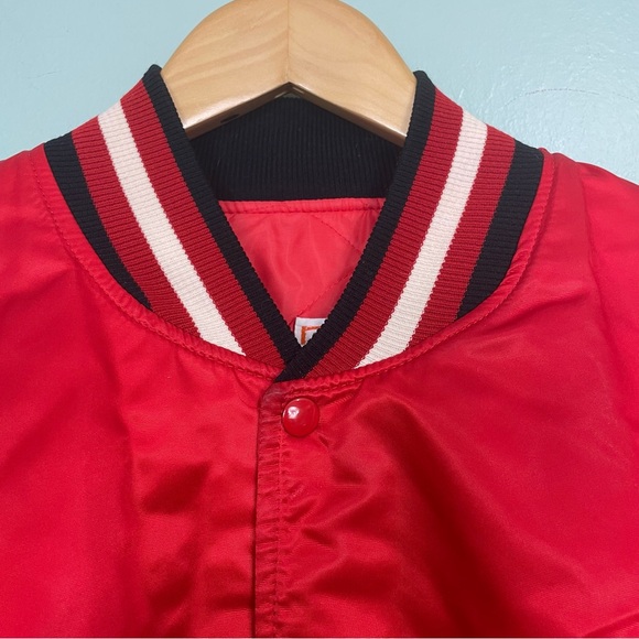 Vintage Starter Chicago Blackhawks NHL Varsity Puffer Jacket Hockey Size XXXXL - Picture 11 of 13